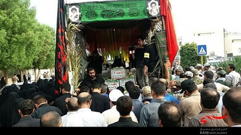 هشت شهید گمنام در بوشهر تشیع شد هشت شهید گمنام در بوشهر تشیع شد