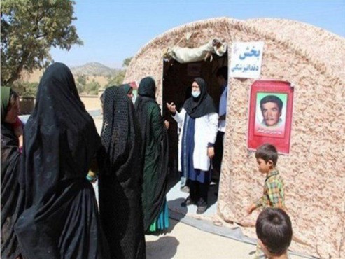 برپایی بیمارستان صحرایی شهیدحججی در لردگان برپایی بیمارستان صحرایی شهیدحججی در لردگان
