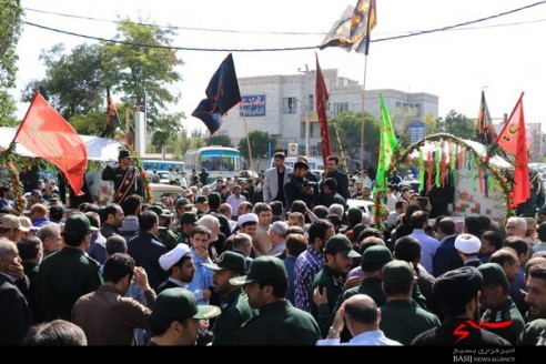 تشییع آلاله های بی نشان در اردبیل تشییع آلاله های بی نشان در اردبیل