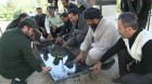 گلزار شهدای شهرستان گرمه عطرافشانی شد گلزار شهدای شهرستان گرمه عطرافشانی شد
