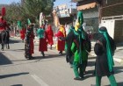 بازسازی ورود کاروان اسرای کربلا به شام در شهرستان زاوه بازسازی ورود کاروان اسرای کربلا به شام در شهرستان زاوه
