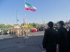 صبحگاه مشترک نیروهای نظامی، انتظامی و امدادی در دلیجان صبحگاه مشترک نیروهای نظامی، انتظامی و امدادی در دلیجان