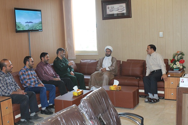 دیدار فرمانده سپاه ناحیه امام رضا(ع) البرزبا مسئولین دادگستری شهرستان البرز
