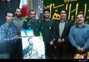 تقدیم مدال آسیایی تکواندو به شهید مدافع حرم مهدی عسگری