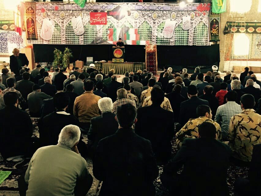 حضور نمایندگان بسیج دانشجویی در نمازجمعه دانششهرهای کلاته خیج، میامی و بیارجمند