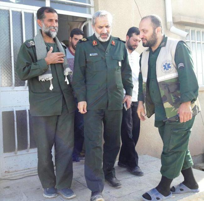 بازدید فرمانده سپاه تهران بزرگ از محل استقرای یگان امداد و نجات این سپاه در مناطق زلزله زده سرپل ذهاب