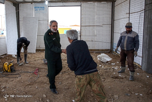 مراسم افتتاح اولین اسکان دائمی مردمان روستای کوئیک عزیز