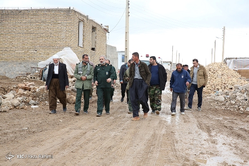 مراسم افتتاح اولین اسکان دائمی مردمان روستای کوئیک عزیز