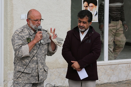 مراسم افتتاح اولین اسکان دائمی مردمان روستای کوئیک عزیز