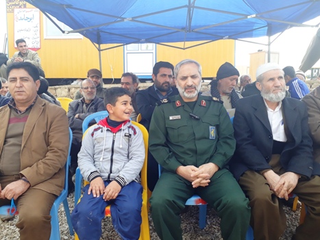 مراسم افتتاح اولین اسکان دائمی مردمان روستای کوئیک عزیز