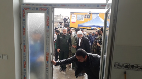 مراسم افتتاح اولین اسکان دائمی مردمان روستای کوئیک عزیز