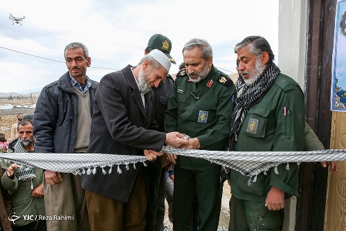 مراسم افتتاح اولین اسکان دائمی مردمان روستای کوئیک عزیز