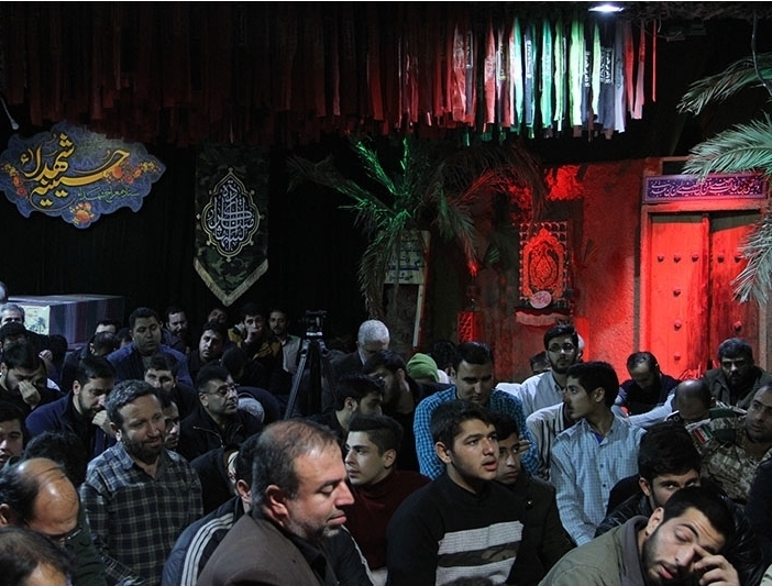 مراسم وداع با پیکر مطهر شهید مدافع حرم، پاسدار سید احسان میرسیار برگزار شد