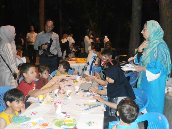 برگزاری ورک شاپ نقاشی در شاهرود