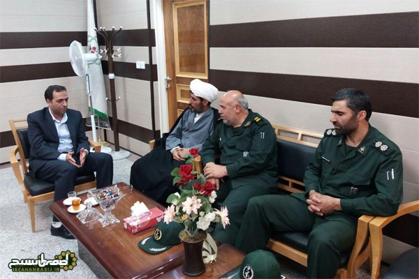 دیدار فرماندهی سپاه ناحیه خوانسار با شهردار