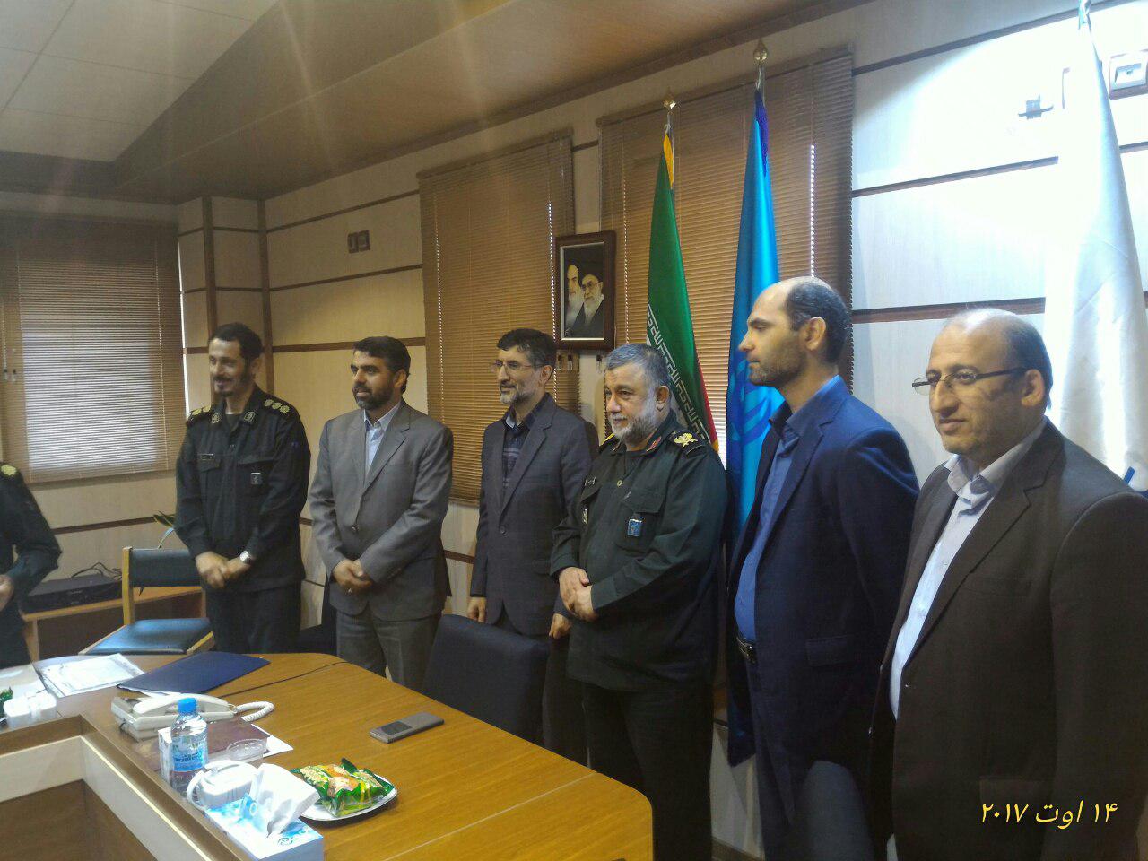 دیدرا سردار کاظمی پور به همراه هیئت همراه با مدیران صدا و سیمای مرکز گیلان