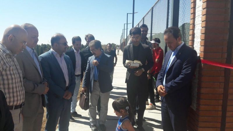 افتتاح و بهره برداری زمین های تنیس روباز دانشگاه علوم پزشکی شاهرود+عکس