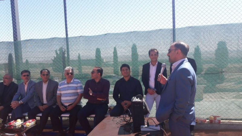 افتتاح و بهره برداری زمین های تنیس روباز دانشگاه علوم پزشکی شاهرود+عکس