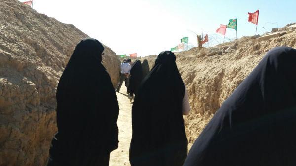بازدید کاروان های راهیان نور ناحیه مقاومت بسیج حضرت مسلم بن عقیل (ع) از مناطق عملیاتی جنوب کشور