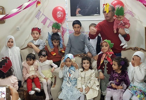 جشن تولد فرزندان شهدای مدافع حرم برگزار شد