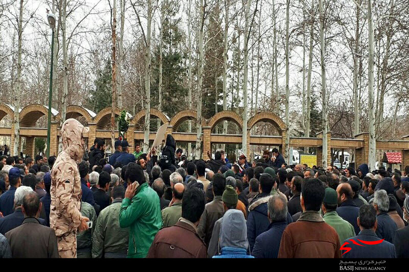 پیکر مطهر شهید «قاسمی» در زادگاهش نهاوند آرام گرفت