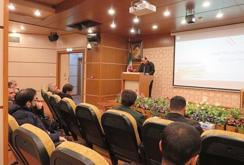 جلسه هم اندیشی روابط عمومی با حضور رده های مقاومت سپاه تهران بزرگ