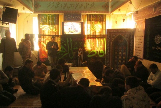 مراسم وداع با پیکر شهید گمنام