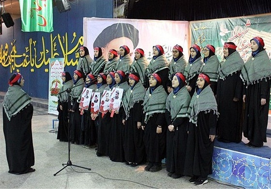 مراسم هم عهدی با شهدا در گلزار بهشت زهرا (س)