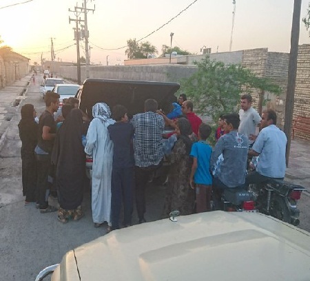 تلاش شبانه روزی سپاه تهران بزرگ برای آبرسانی به روستاهای آبادان