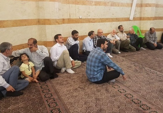 مراسم دومین سالگرد بسیجی شهید مدافع حرم مهدی بیدی