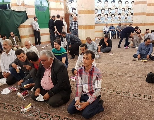 مراسم دومین سالگرد بسیجی شهید مدافع حرم مهدی بیدی