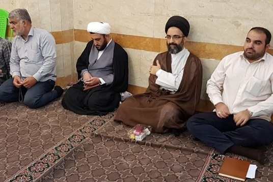 مراسم دومین سالگرد بسیجی شهید مدافع حرم مهدی بیدی