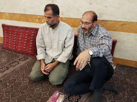 مراسم دومین سالگرد بسیجی شهید مدافع حرم مهدی بیدی