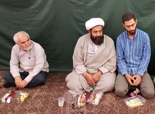 مراسم دومین سالگرد بسیجی شهید مدافع حرم مهدی بیدی