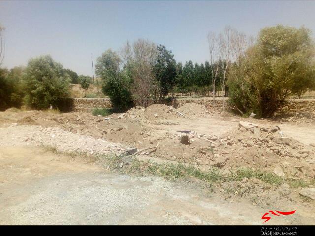 تخریب اکوسیستم به بهانه ایجاد معبر در صالح&zwnj;آباد بهار