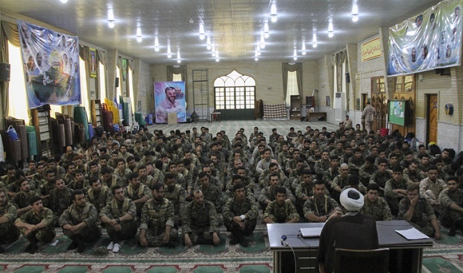 ادامه ی دوره آموزش تکمیلی بسیجیان
