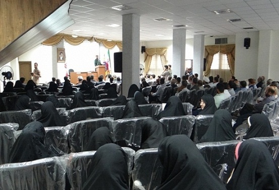 آئین تکریم و معارفه فرمانده ناحیه مقاومت بسیج الغدیر برگزار شد