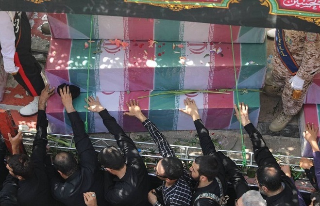 مراسم باشکوه استقبال از پیکر مطهر 135 شهید گمنام دفاع مقدس