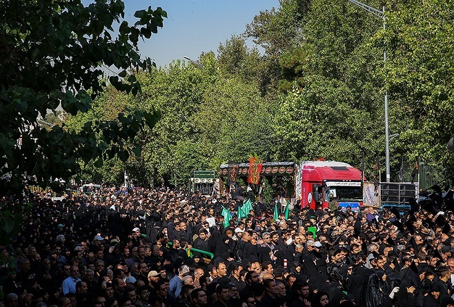 مراسم باشکوه استقبال از پیکر مطهر 135 شهید گمنام دفاع مقدس