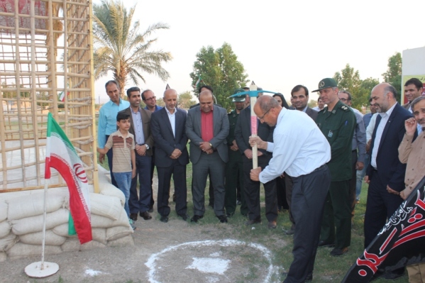 آغاز عملیات ساخت المان دو شهید گمنام در خورموج