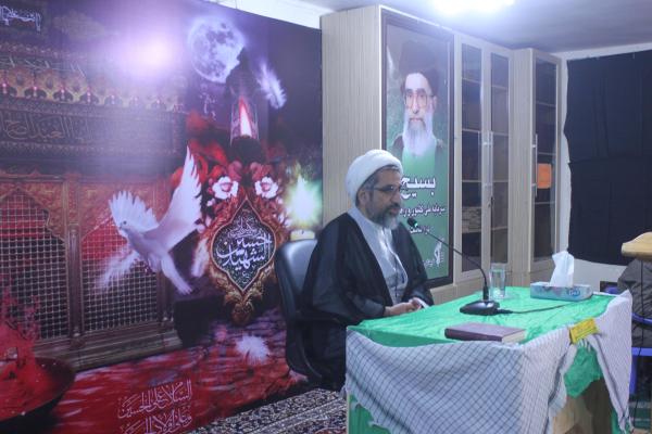 مسئول نمایندگی ولی فقیه سپاه امام صادق (ع) استان بوشهر در جمع سبز پوشان ناحیه بوشهر