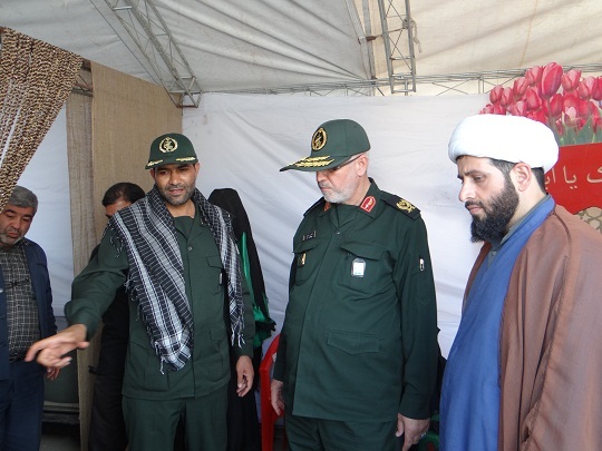 بازدید سردار جانشین فرمانده سپاه تهران بزرگ از نمایشگاه یاد یاران