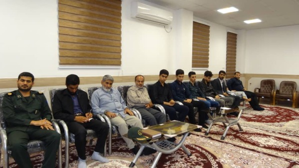 دیدار فرماندهان حوزه و پایگاه های عالی شهر با امام جمعه ان شهر