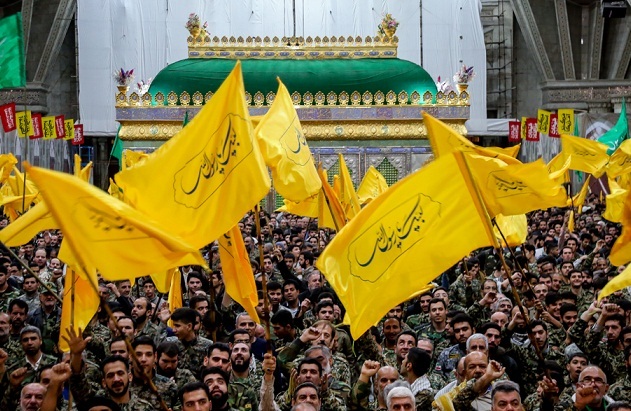 تجمع هزاران نفری بسیجیان و همایش اقتدار فرماندهان بسیج سپاه حضرت محمد رسول ا...(ص)