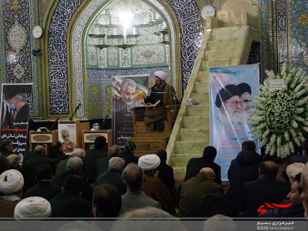 مراسم گرامیداشت سپهبد شهید حاج قاسم سلیمانی وهمراهان شهیدش در بازار تهران
