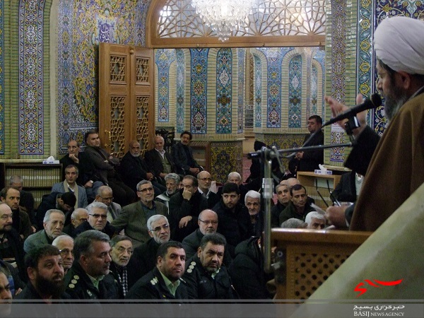 مراسم گرامیداشت سپهبد شهید حاج قاسم سلیمانی وهمراهان شهیدش در بازار تهران