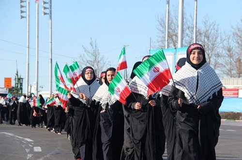 جلوه ای با عظمت از حضور میلیونی مردم در راهپیمایی یوم الله 22 بهمن ماه
