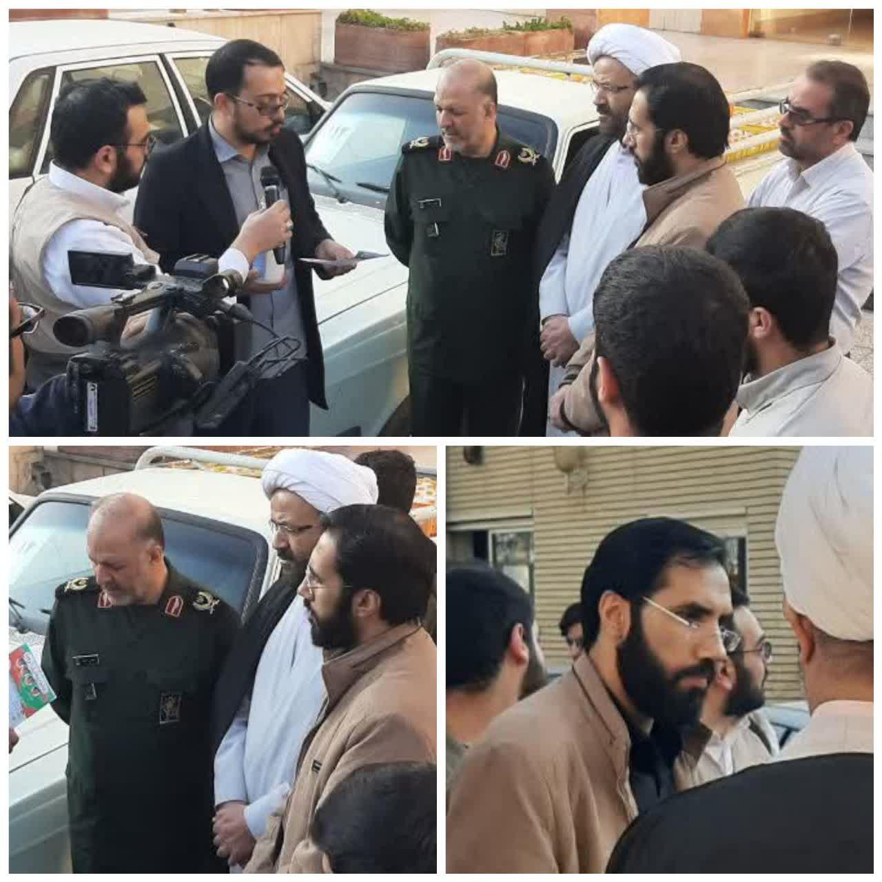 بازدید فرمانده سپاه صاحب الزمان (عج) از روند فعالیت قرارگاه مقابله با کرونا بسیج دانشجویی