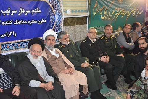 مراسم بزرگداشت شهید حاج قاسم سلیمانی در لشکر عملیاتی