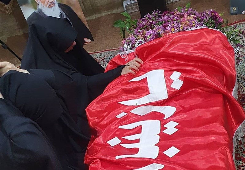 پیکر شهید پاشاپور در معراج شهدا + تصاویر
